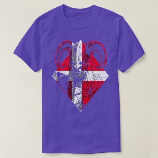 Deense Viking Warrior 7 T-shirt (Design voorkant)