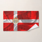 Deense vlag bad handdoek (Handdoek)