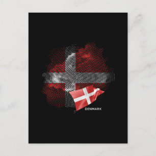 Deense vlag briefkaart