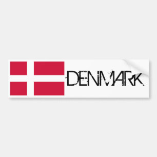 Deense vlag bumpersticker