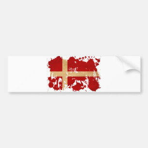 Deense vlag bumpersticker