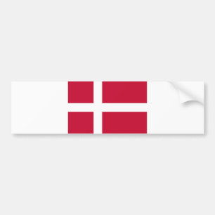 Deense vlag bumpersticker