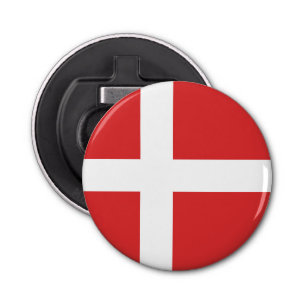 Deense vlag button flesopener