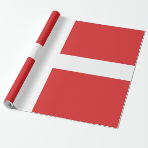 Deense vlag cadeaupapier