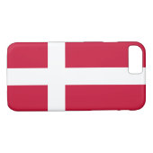 Deense vlag Case-Mate iPhone case (Achterkant (Horizontaal))