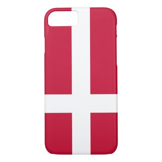 Deense vlag Case-Mate iPhone case (Achterkant)