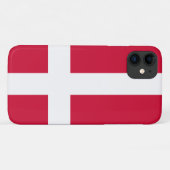 Deense vlag Case-Mate iPhone case (Achterkant (horizontaal))