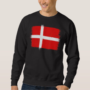 Deense vlag Denemarken Dag 5 juni Danmar Trui