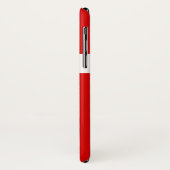 Deense vlag gepersonaliseerd Case-Mate iPhone case (Achterkant/links)