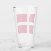 Deense vlag glas (Achterkant)