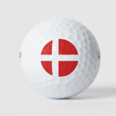 Deense vlag golfballen (Voorkant)