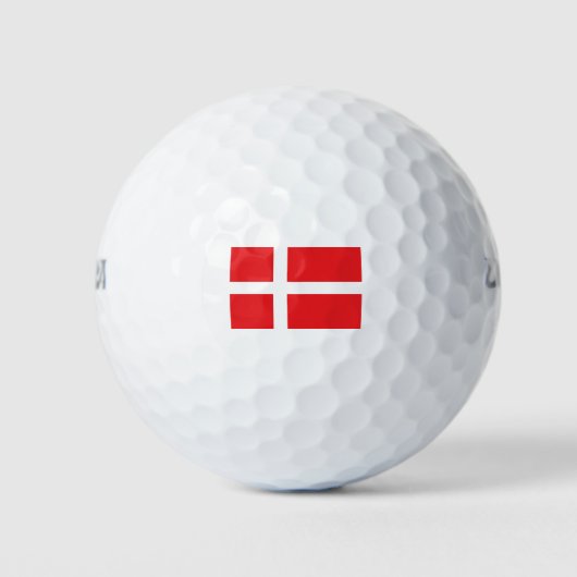 Deense vlag golfballen (Voorkant)