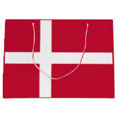 Deense vlag groot cadeauzakje (Voorkant)