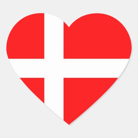 DEENSE VLAG HART STICKER (Voorkant)