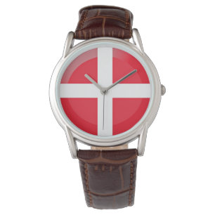 Deense vlag horloge
