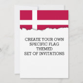 Deense vlag kaart (Voorkant)