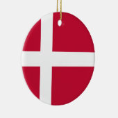 Deense vlag keramisch ornament (Rechts)