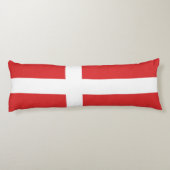 Deense vlag lichaamskussen (Achterkant)