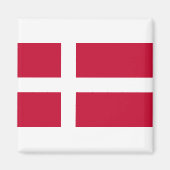 Deense vlag magneet (Voorkant)