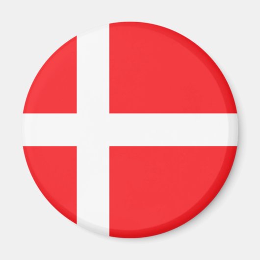Deense vlag magneet (Voorkant)
