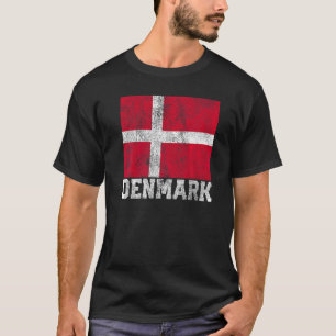 Deense vlag Nationale Pride Roots Land Familie N T-shirt