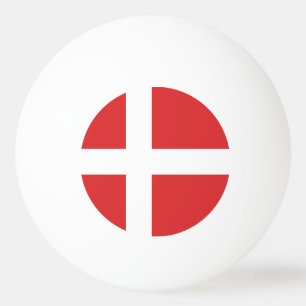 Deense vlag pingpongballen