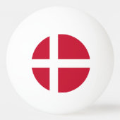 Deense vlag pingpongballen (Achterkant)