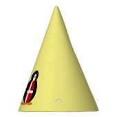 Deense vlag Pratende mevrouw Penguin gepersonalise Feesthoedjes (Rechts)