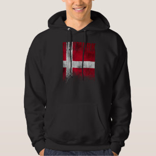 Deense vlag Scandinavian Viking Hoodie