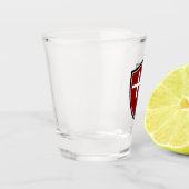 Deense vlag shot glas (Links)