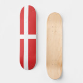 Deense vlag skateboard (Voorkant)