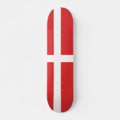 Deense vlag skateboard (Voorkant)