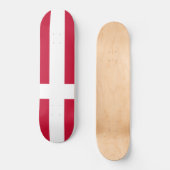 Deense vlag skateboard (Voorkant)