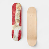 Deense vlag skateboard (Voorkant)