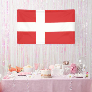 Deense vlag spandoek