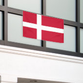 Deense vlag spandoek (Buitenkant Gebouw)