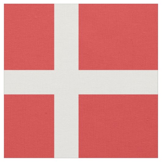 Deense vlag stof (Close Up)