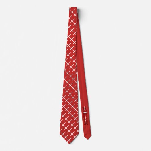 Deense vlag stropdas (Voorkant)