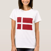 Deense vlag t-shirt (Voorkant)