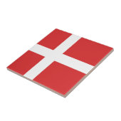 Deense vlag tegeltje (Zijkant)