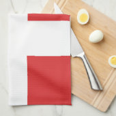 Deense vlag theedoek (Quarter Fold)