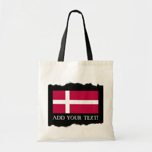 Deense vlag tote bag