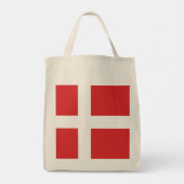 Deense vlag tote bag (Achterkant)