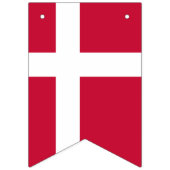 Deense vlag vlaggetjes (Derde vlag)