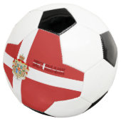 Deense vlag voetbal (Drie kwart)