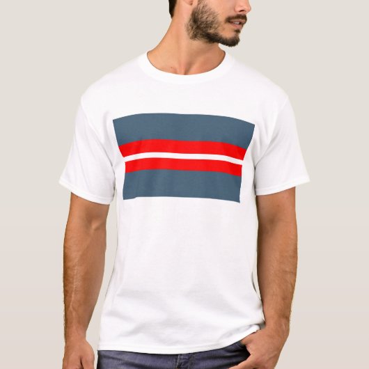Deense vlag voor verzet t-shirt (Voorkant)