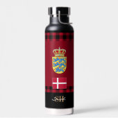 Deense vlag waterfles (Links)