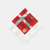 Deense wapenschild servet (Hoek)