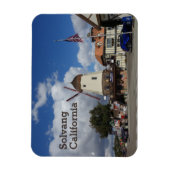 Deense Windmill Solvang California Souvenir Magneet (Verticaal)