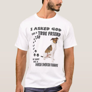 Deense Zweedse farmdog Quote mam Pap, Scanian Terr T-shirt